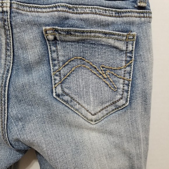 Vanilla Star jeans 0 distressed skinny denim beaded embellished bling grunge - Picture 11 of 16